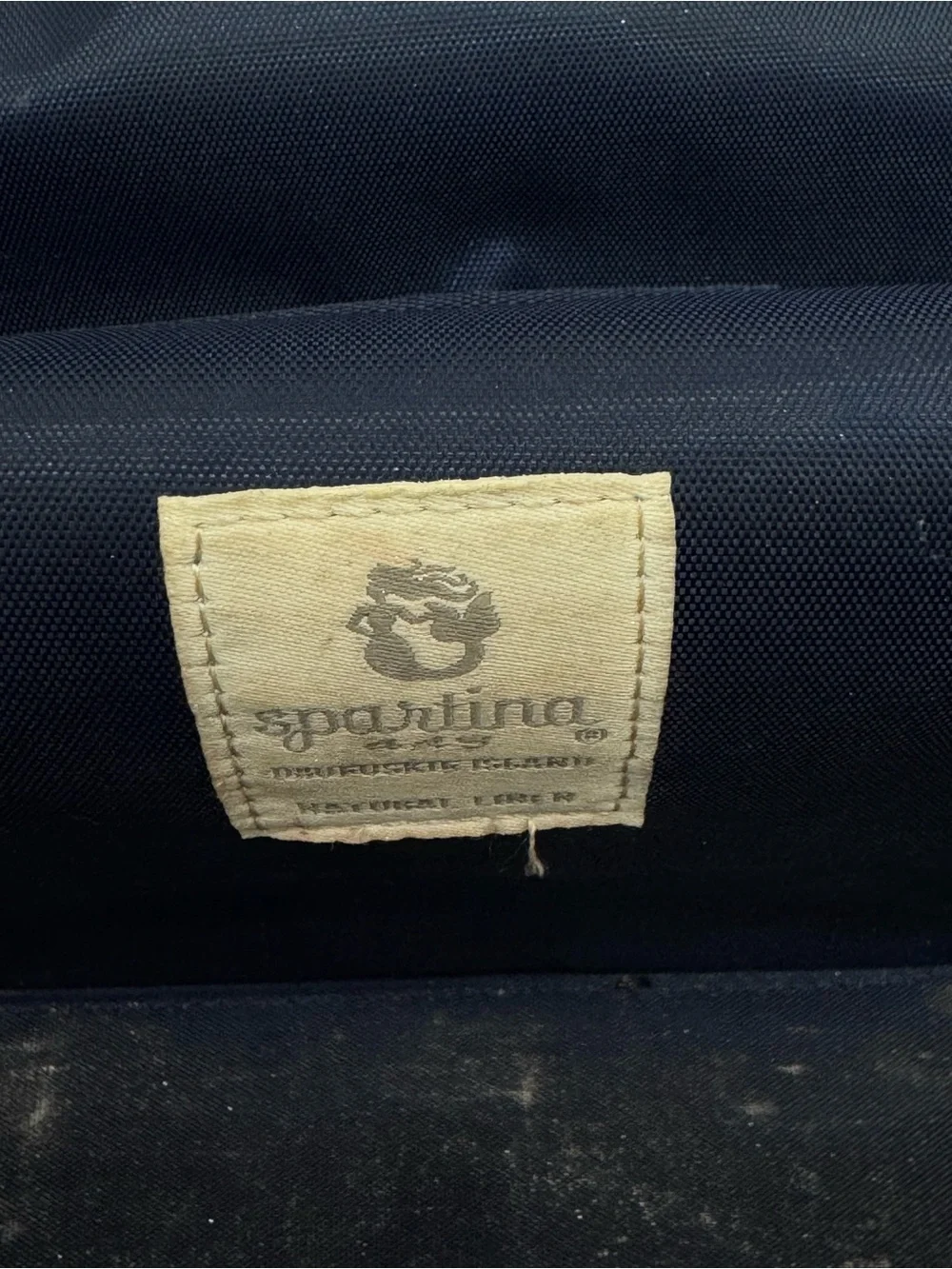 SPARTINA 449 train case Marsh Boardwalk Blue cream brown Cosmetic Makeup Bag